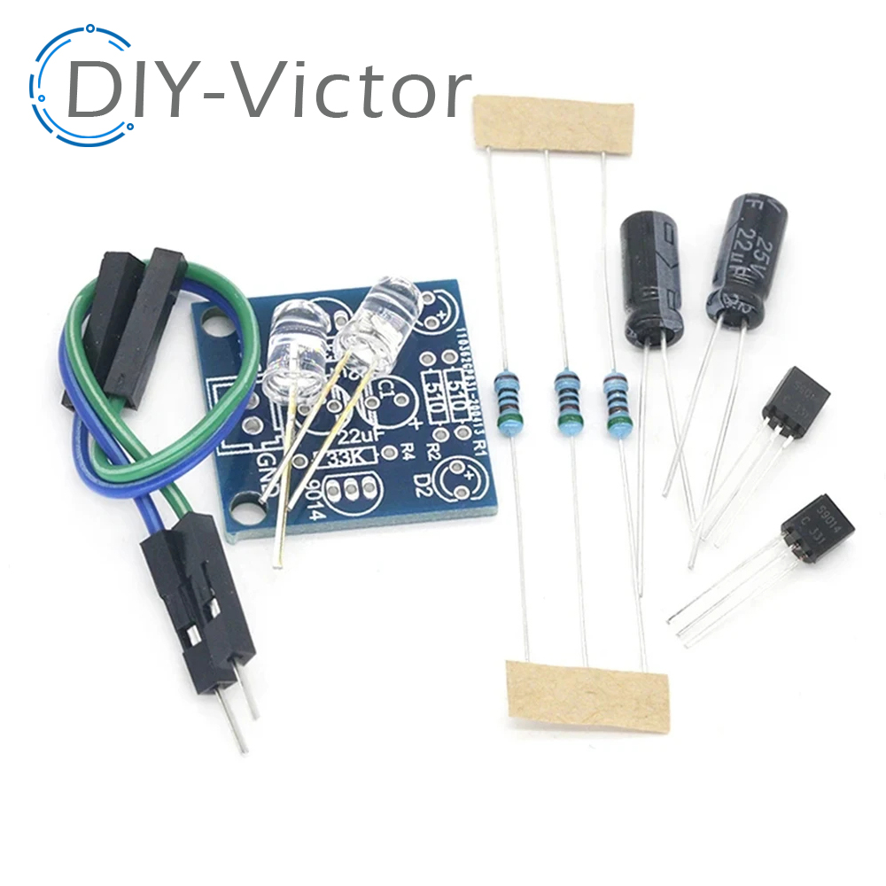 MHT11 Simple 5MM LED Flash DIY - Diy Electronics Tool Kit ulasan dan harga