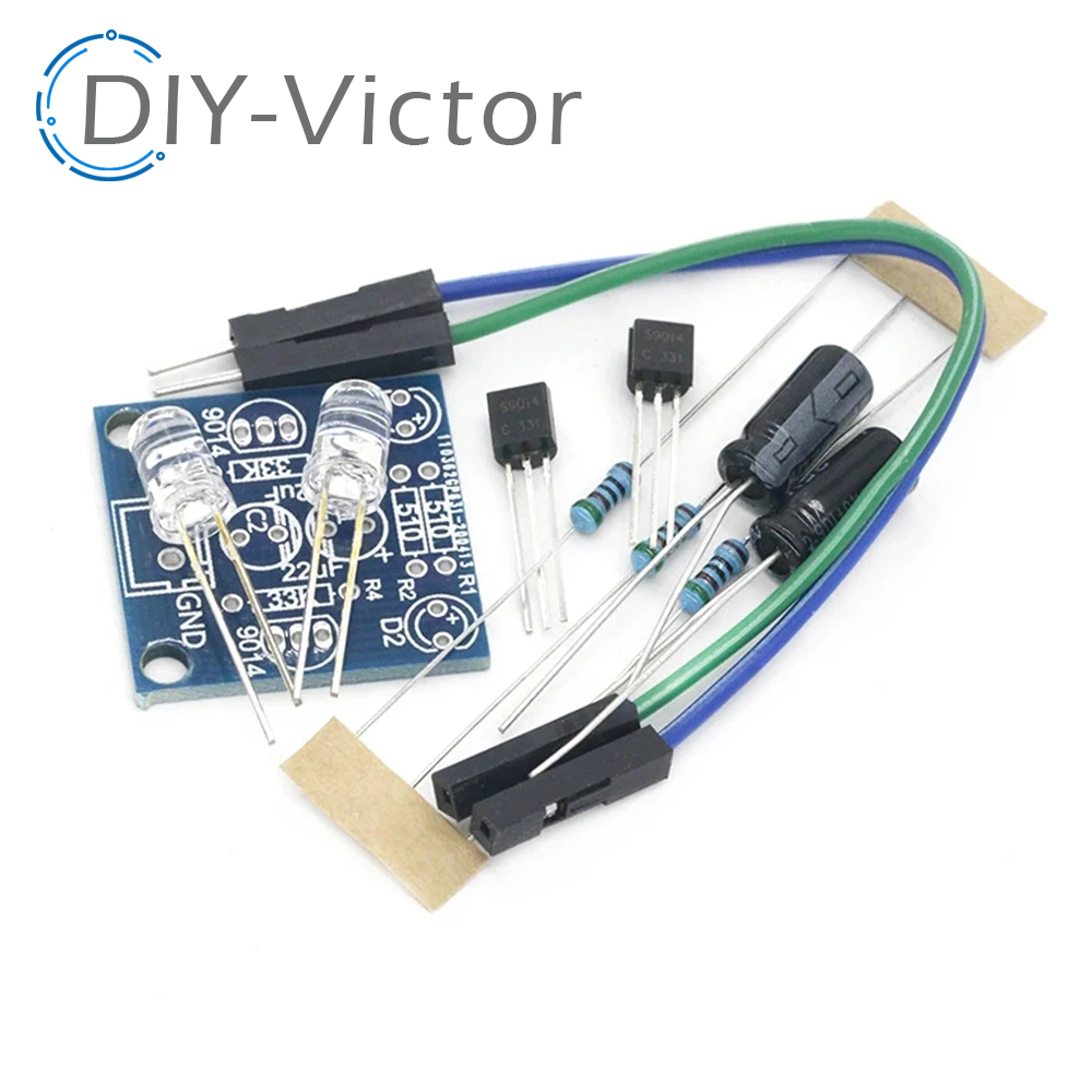 MHT11 Simple 5MM LED Flash DIY - Diy Electronics Tool Kit ulasan dan harga