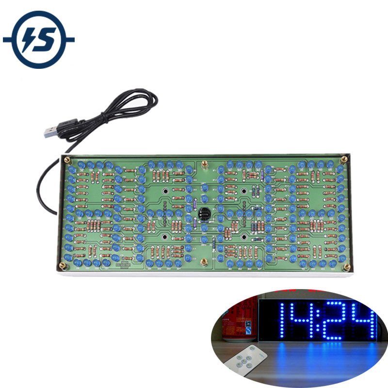 ECL-132 DIY Kit Blue Clock Scr - Diy Electronics India ulasan dan harga