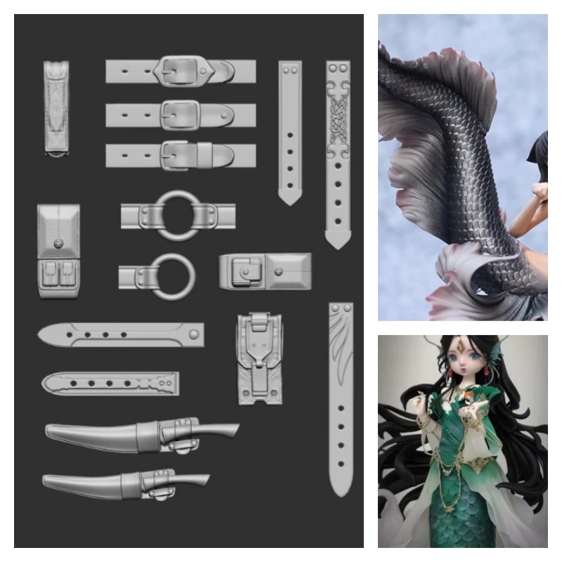 Ultralight Clay Q Version Doll - Diy Q ulasan dan harga