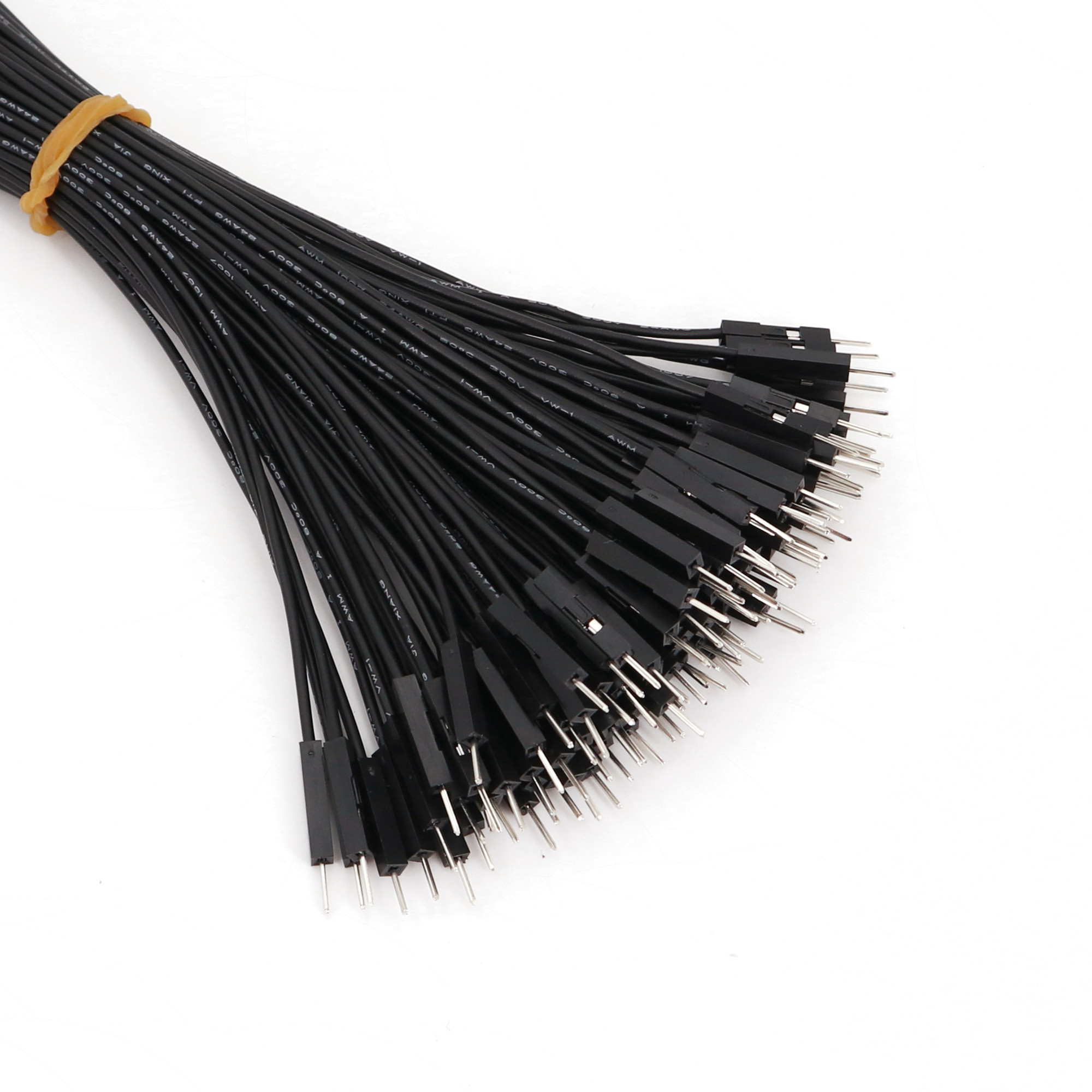 200Pcs Red Black 1Pin 20cm Dup - Arduino Diy Electronics ulasan dan harga