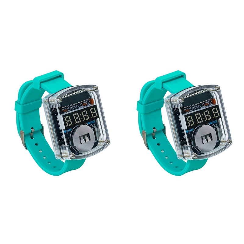 2X DIY Watch LED Watch Electro - Diy Electronics Youtube ulasan dan harga