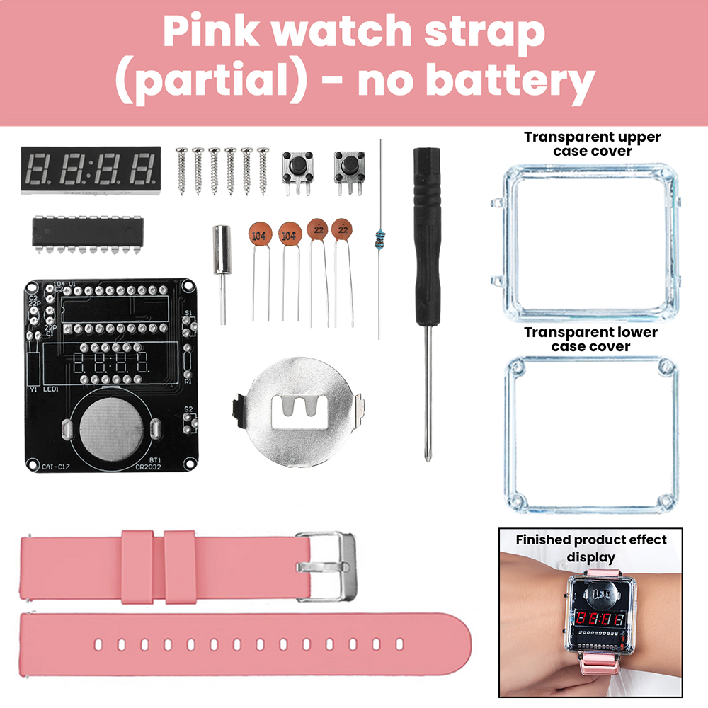 DIY Electronic Watch Kit 0.28' - Diy Electronics Youtube ulasan dan harga